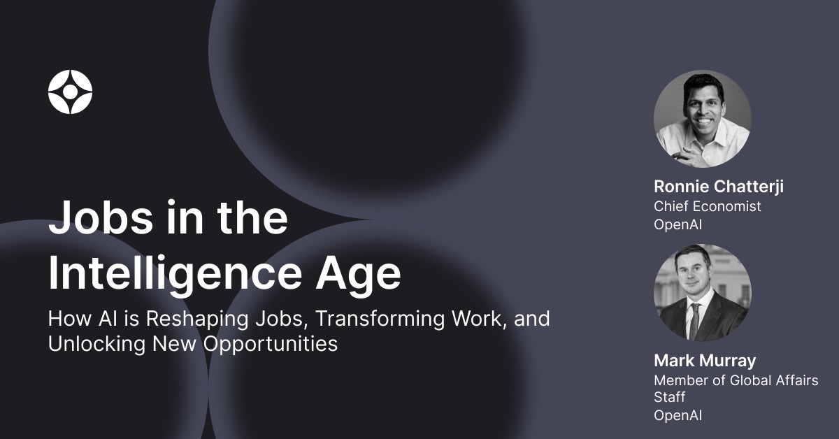 Virtual Event: Jobs in the Intelligence Age