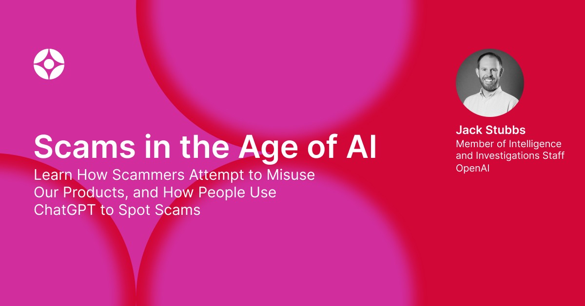 Virtual Event: Scams in the Age of AI