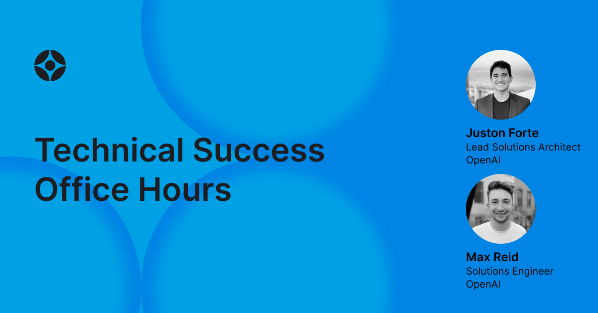 Virtual Event: Technical Success Office Hours