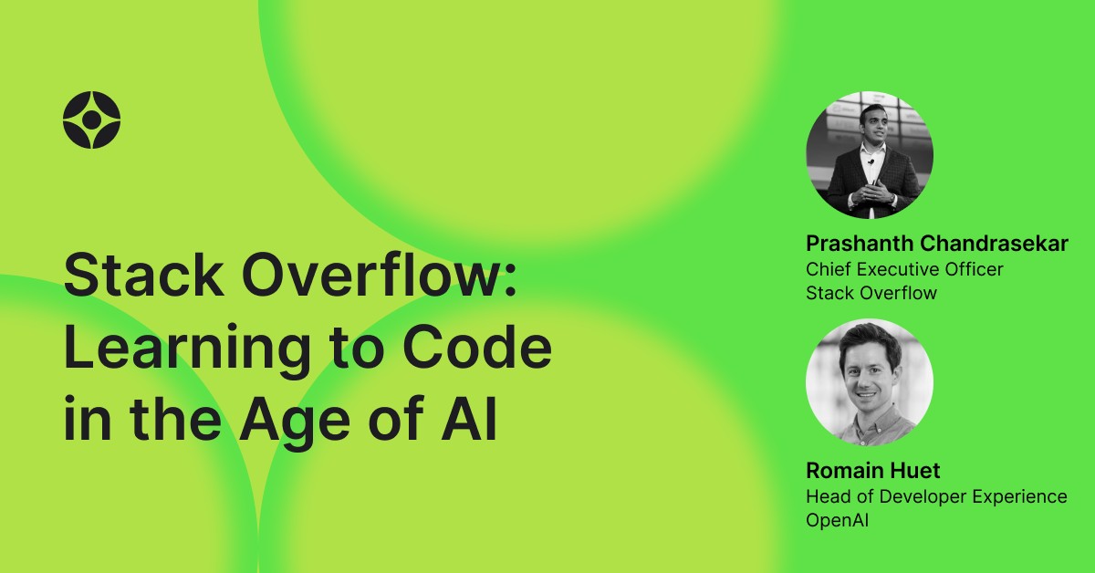 Virtual Event: Stack Overflow & Learning to Code in the Age of AI