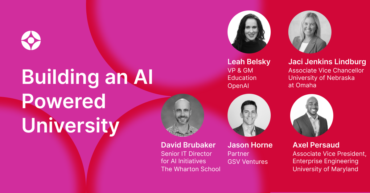 Virtual Event: Building an AI-Powered University