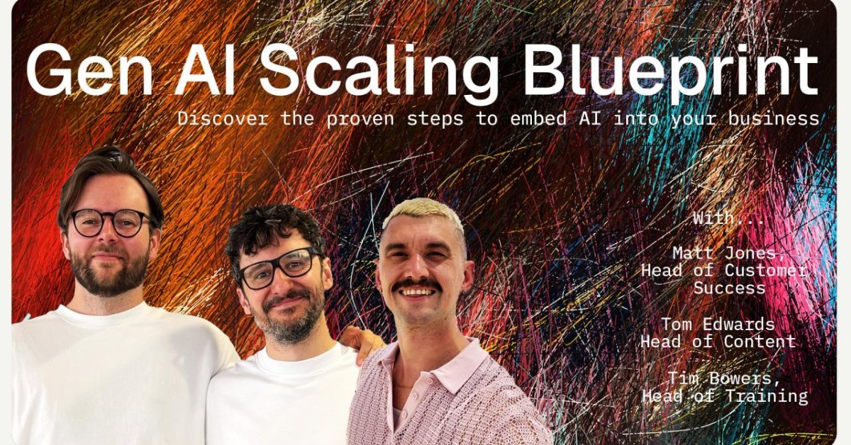 Blueprint for Scaling Gen AI: Live Webinar