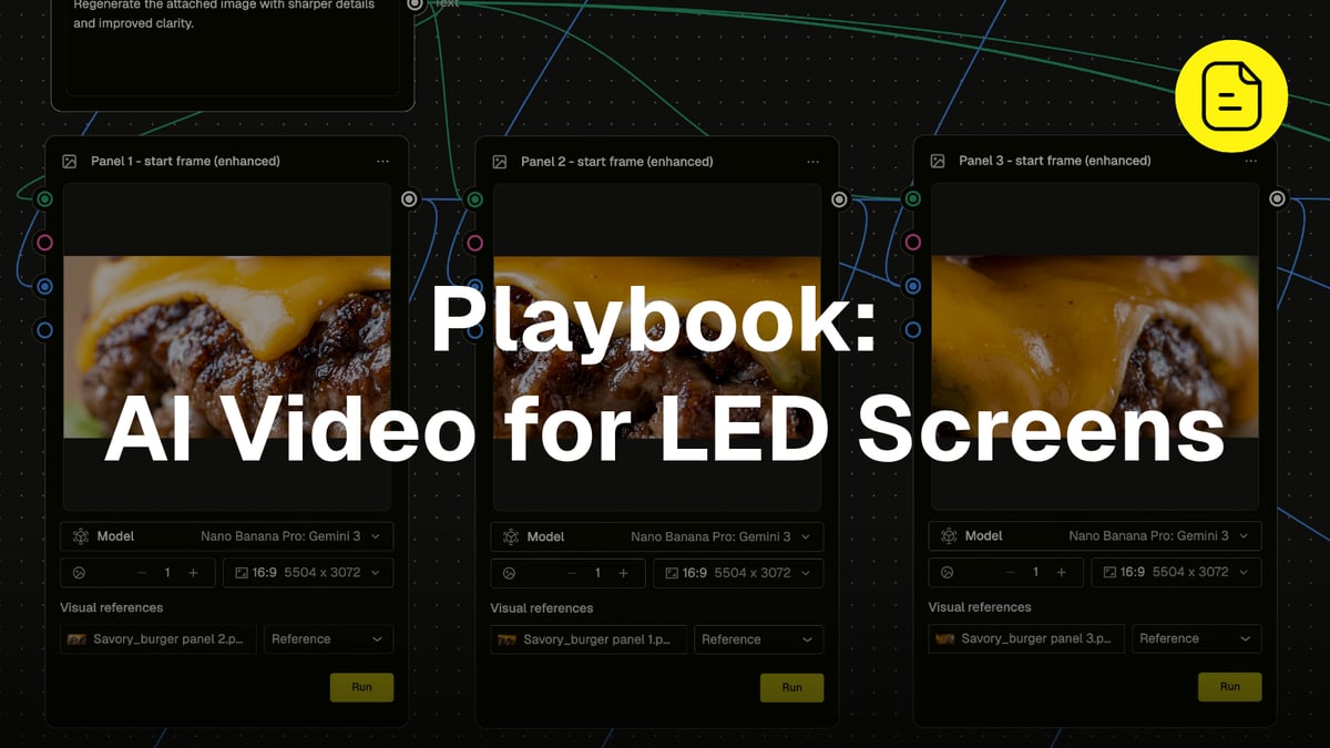 Beyond 16:9: AI Video for Giant LED Screens