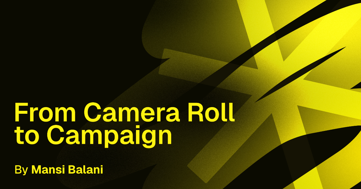 Pencil in Practice: Ambrosia — From Camera Roll to Campaign
