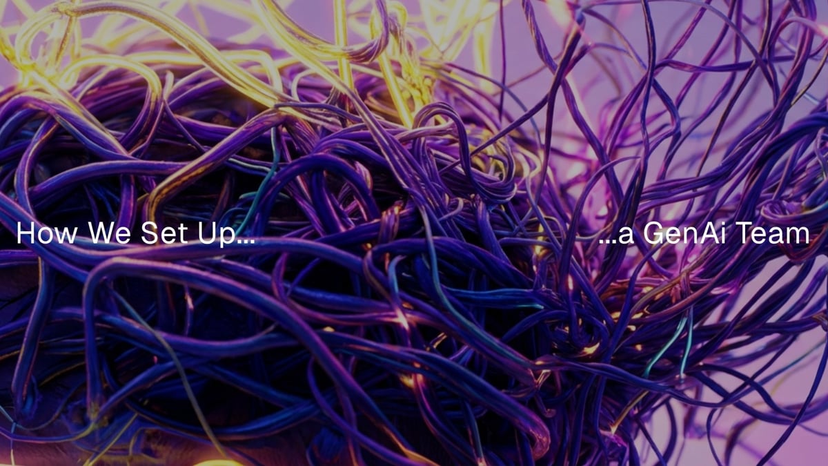 How to set up your team for AI