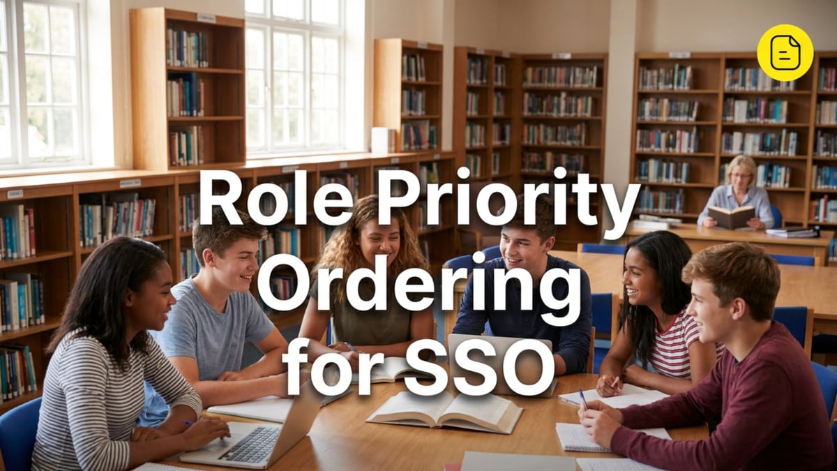 Role Priority Ordering for SSO