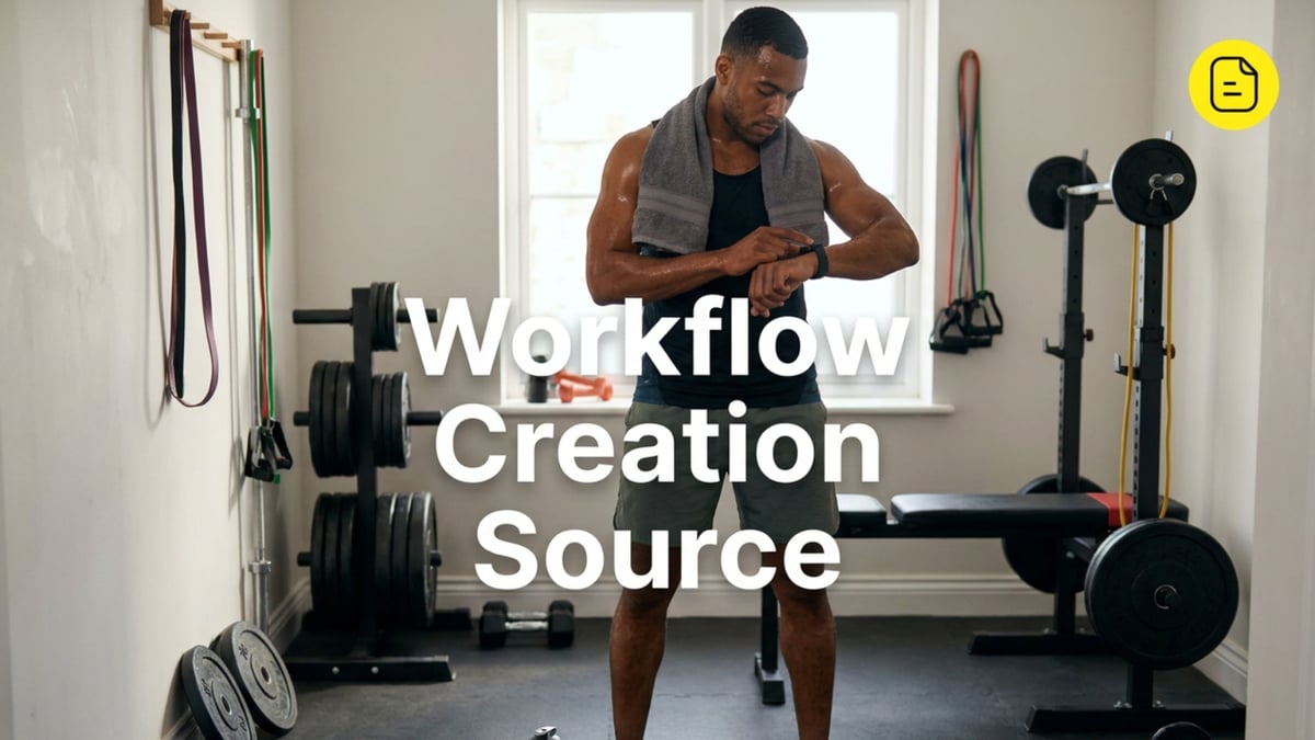 Workflow Creation Source