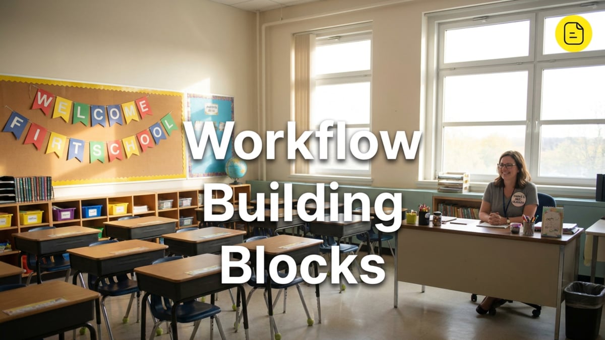 Workflow Building Blocks