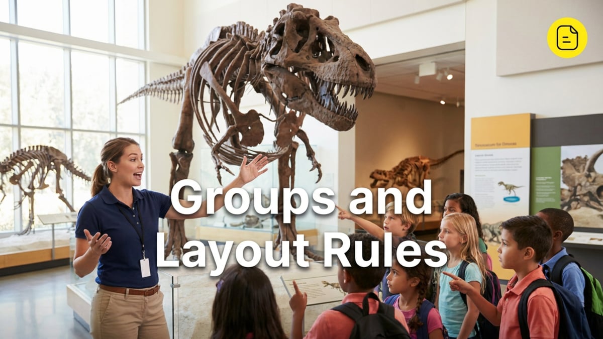 Groups and Layout Rules