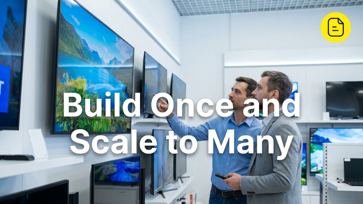 Build Once and Scale to Many
