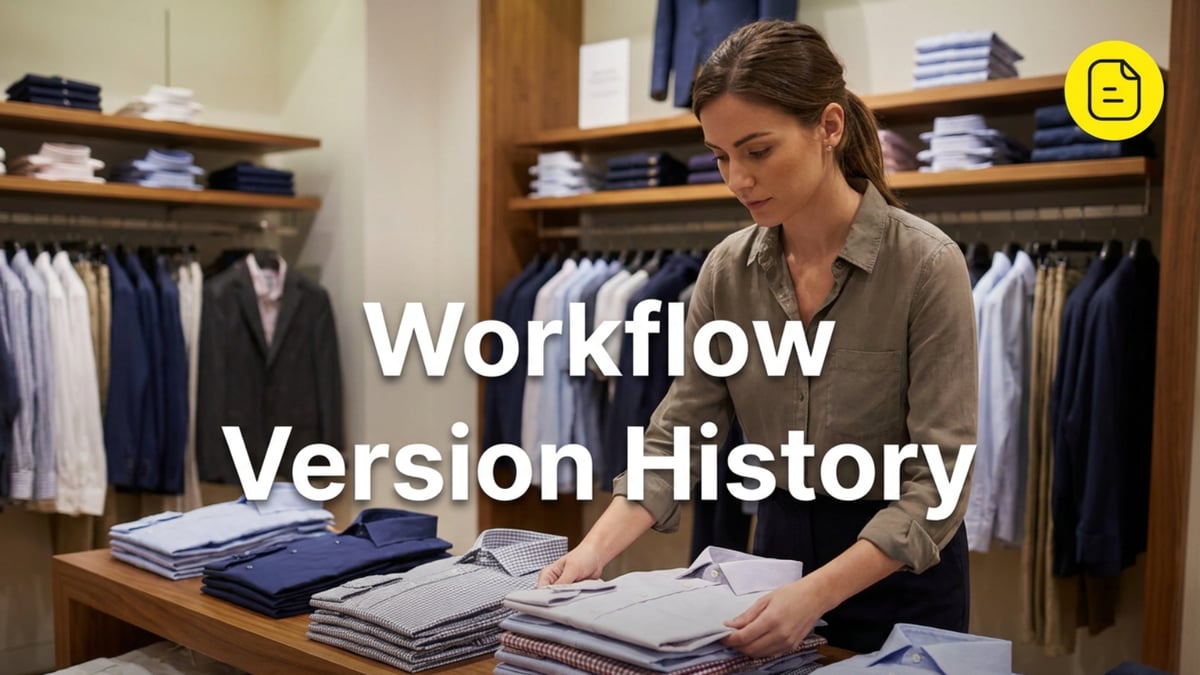 Workflow Version History