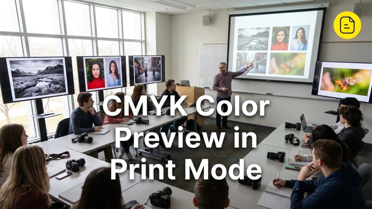 CMYK Color Preview in Print Mode