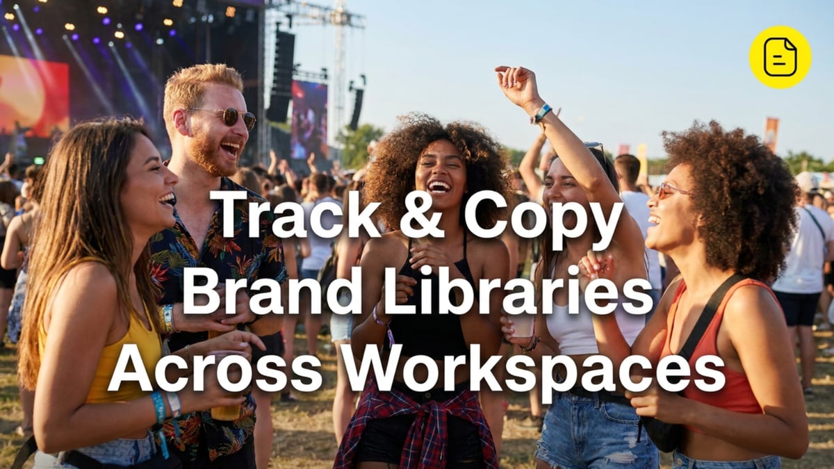 Track & Copy Brand Libraries Between Workspaces