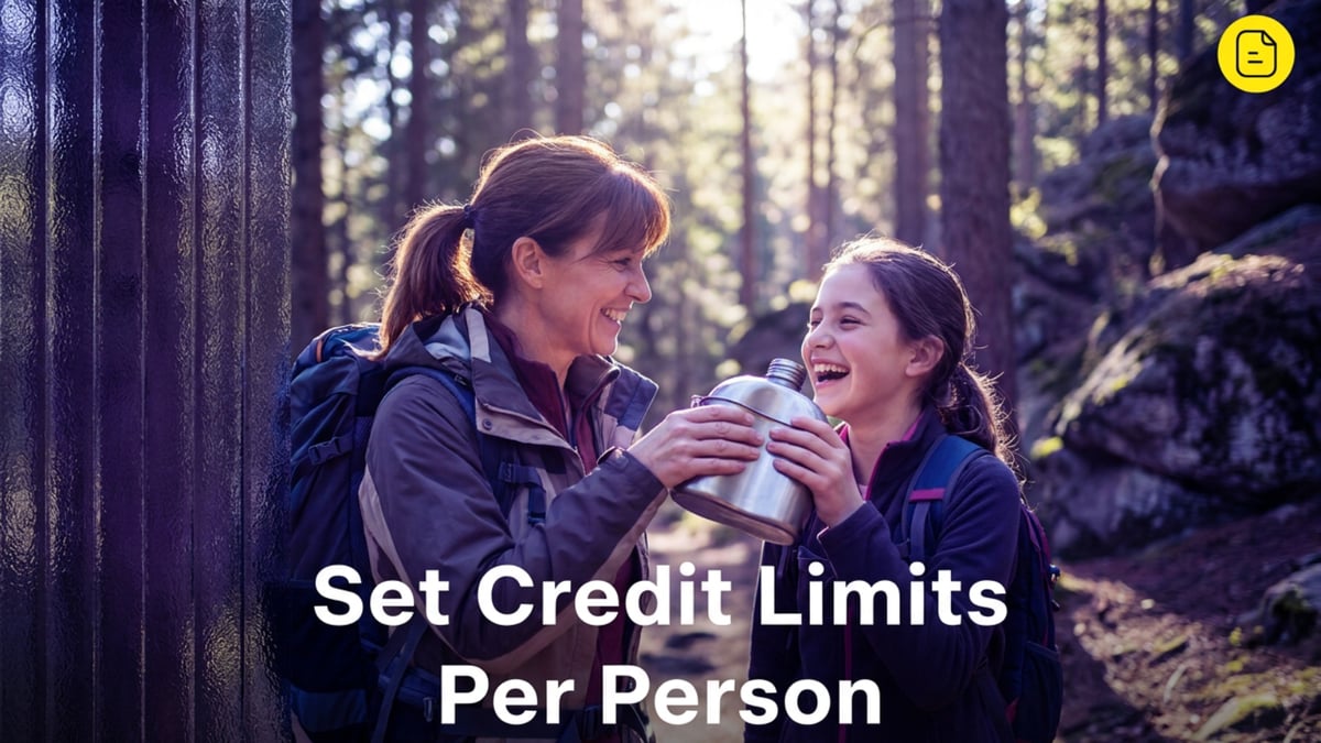 Set Credit Limits Per Person