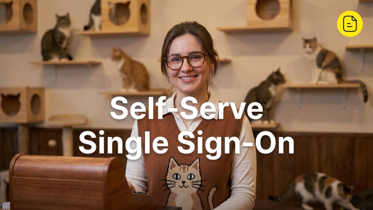 Self-Serve Single Sign-On