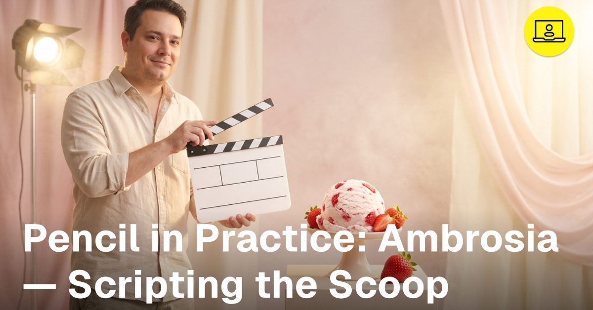 Pencil in Practice: Ambrosia — Scripting the Scoop