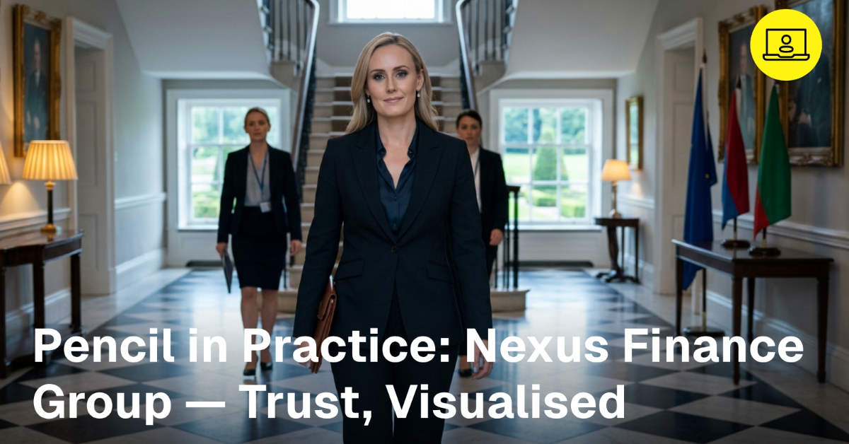 Pencil in Practice: Nexus Finance Group — Trust, Visualised