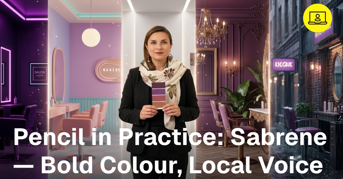 Pencil in Practice: Sabrene — Bold Colour, Local Voice