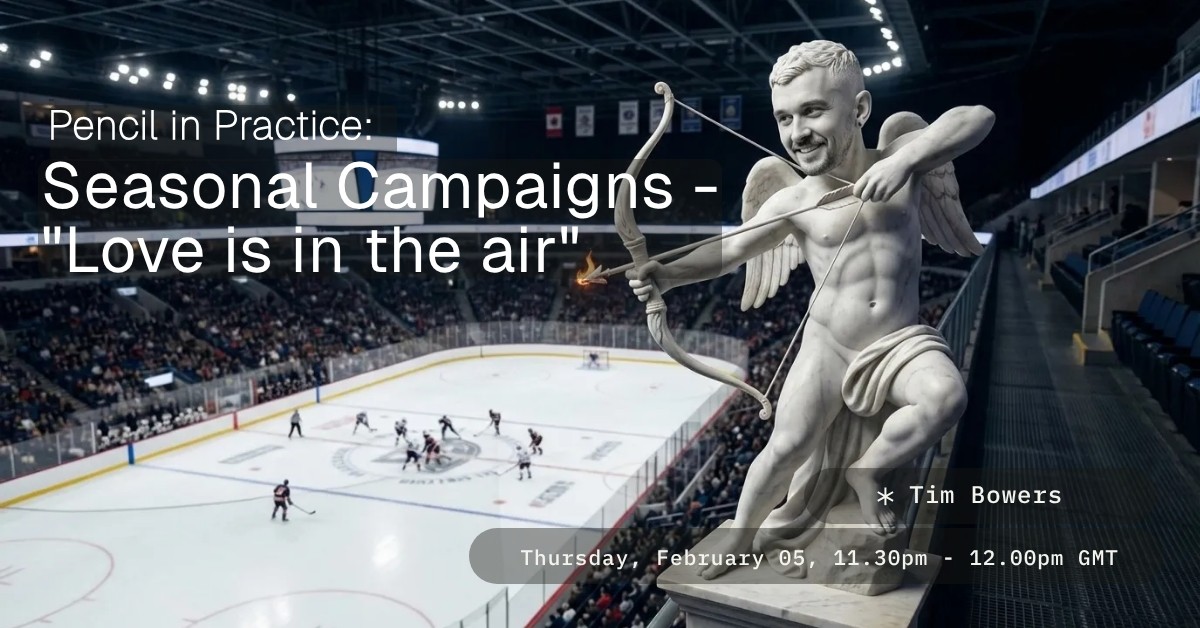 Pencil in Practice - Seasonal Ads P2 - "Love is in the air"