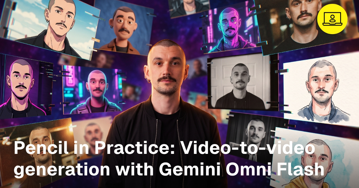 Pencil in Practice: Video-to-video generation with Gemini Omni Flash