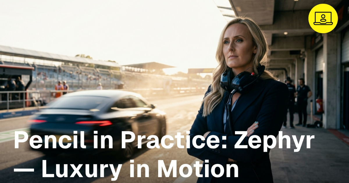 Pencil in Practice: Zephyr — Luxury in Motion