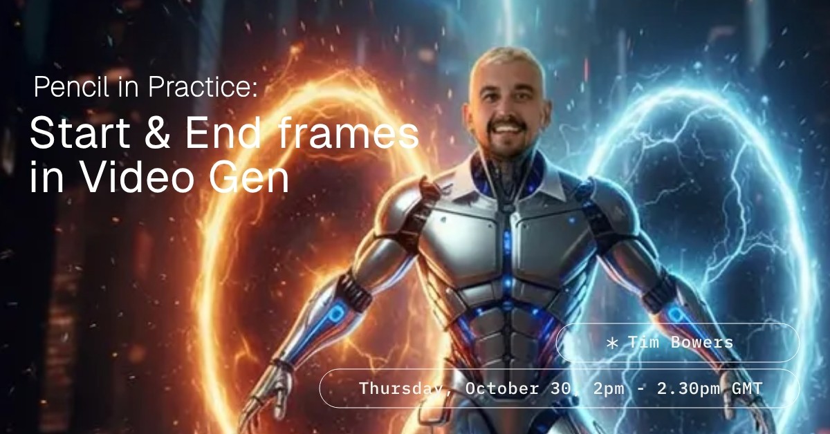 Pencil in Practice - Start & End frames in Video Gen