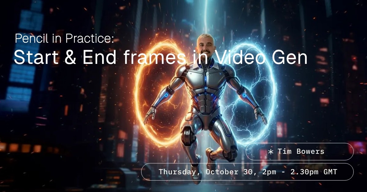 Pencil in Practice - Start & End frames in Video Gen