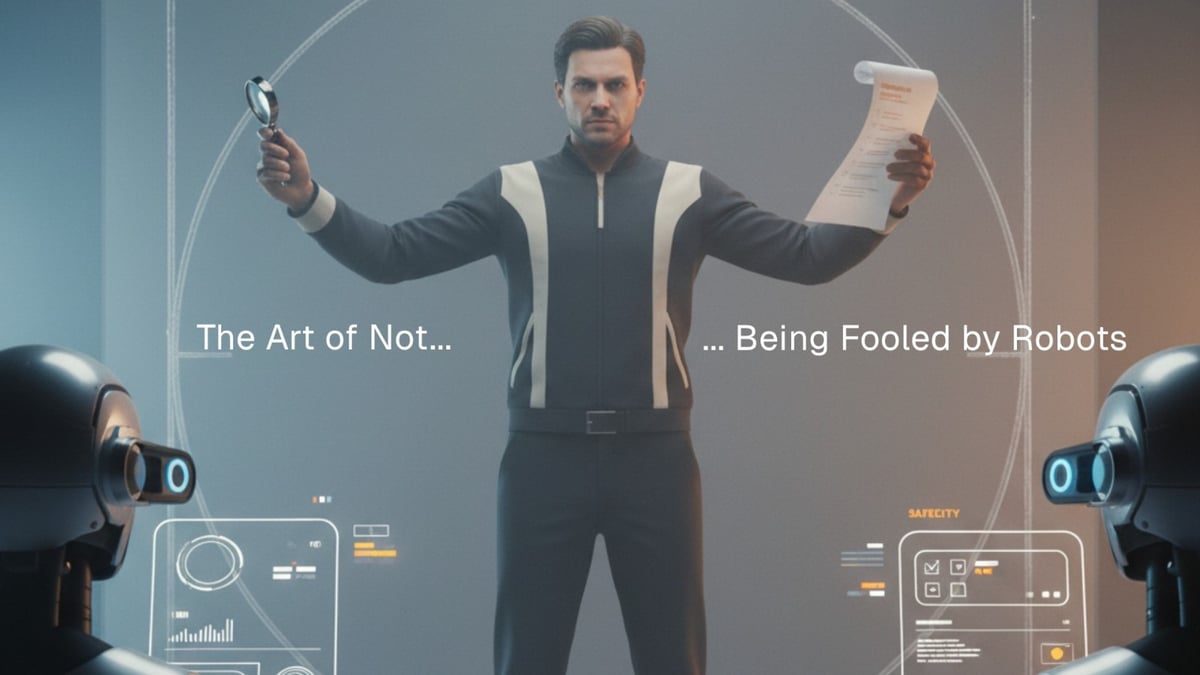The Art of Not Being Fooled by Robots