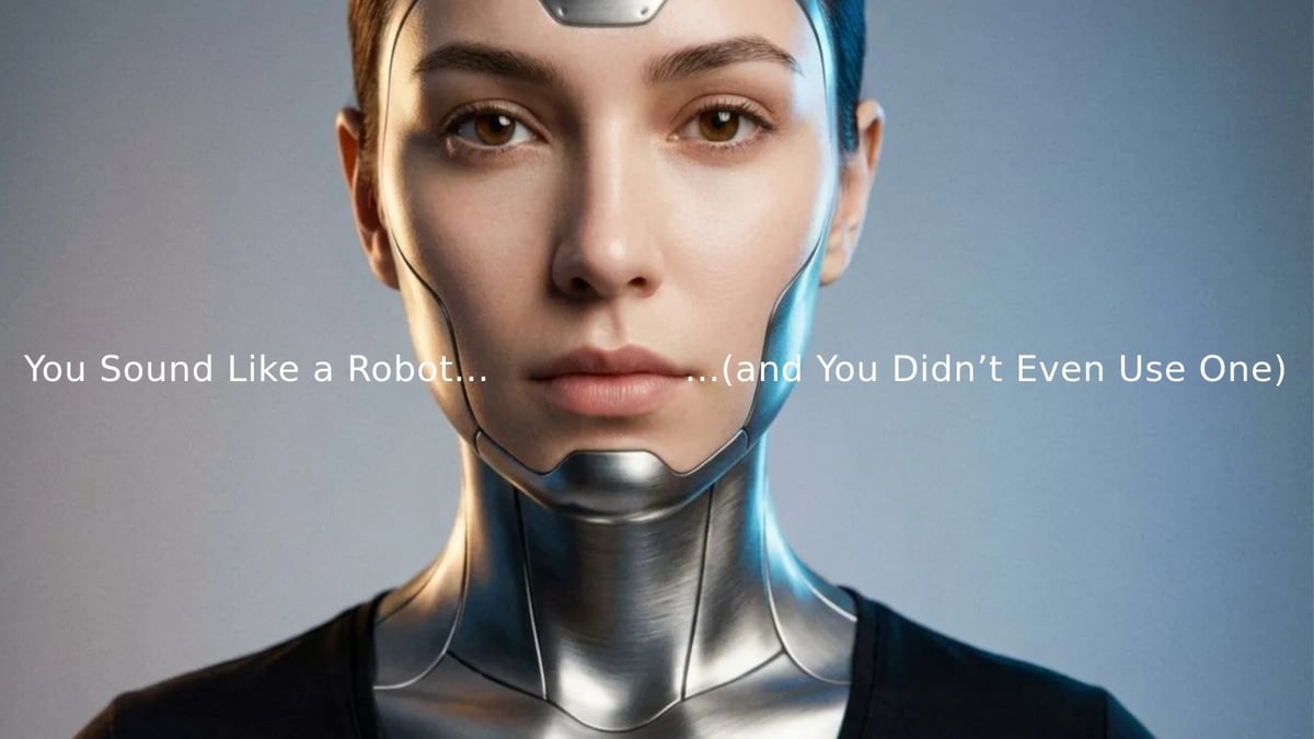 You Sound Like a Robot (and You Didn’t Even Use One)