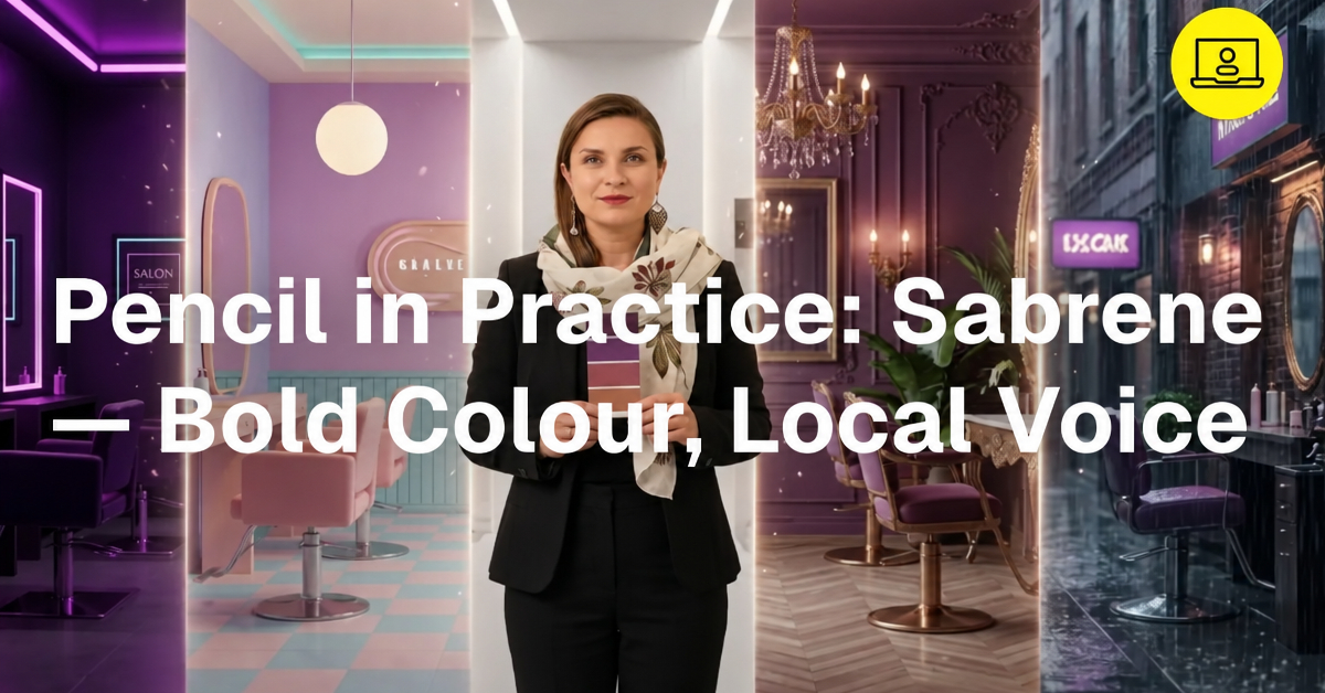 Pencil in Practice: Sabrene — Bold Colour, Local Voice