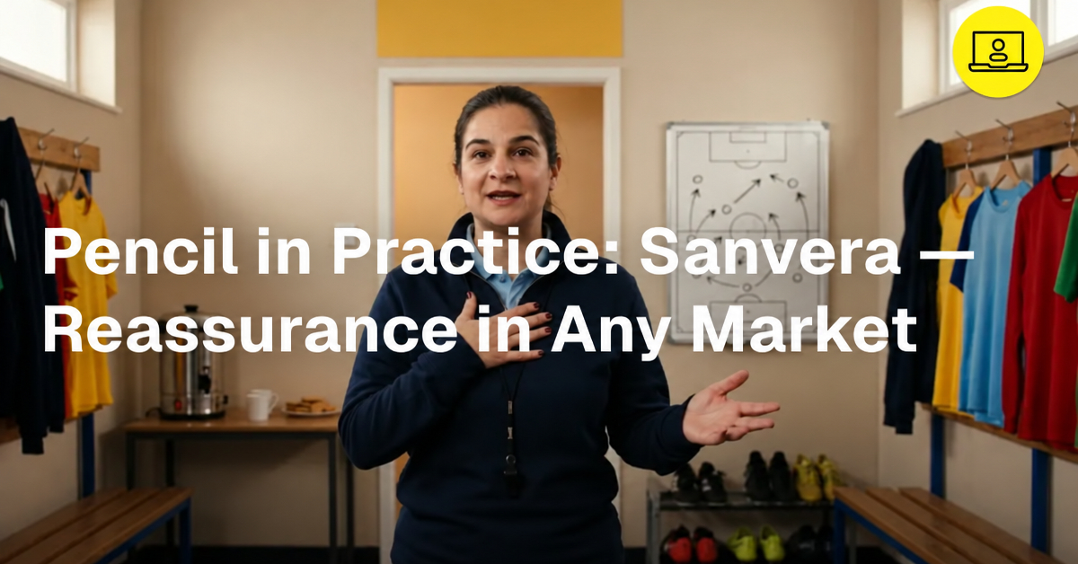 Pencil in Practice: Sanvera — Reassurance in Any Market