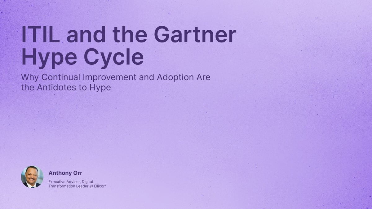 ITIL and the Gartner Hype Cycle
