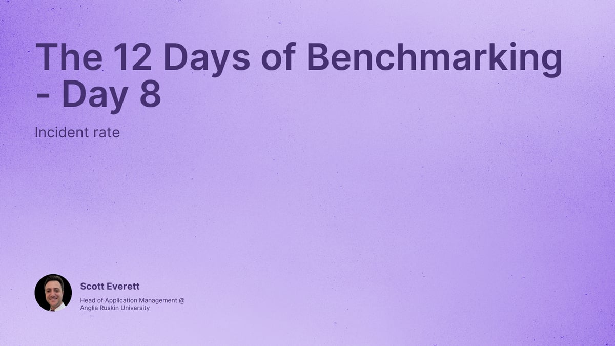 The 12 Days of Benchmarking - Day 8  