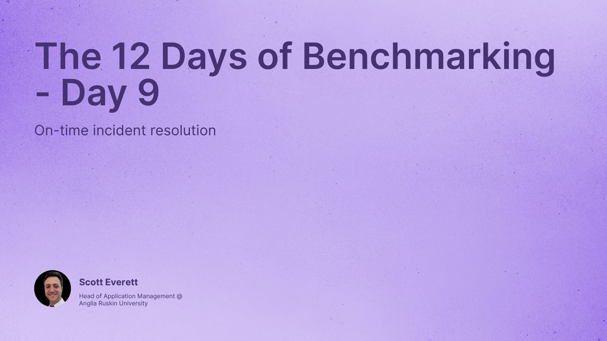 The 12 Days of Benchmarking - Day 9