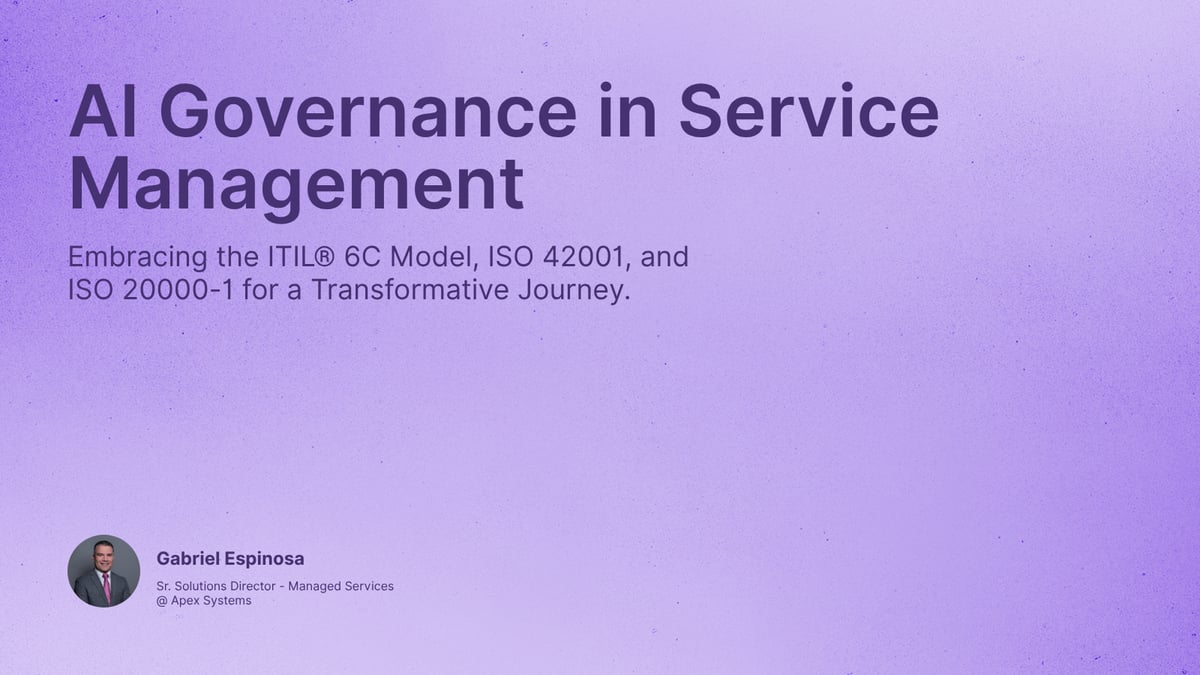AI Governance in Service Management
