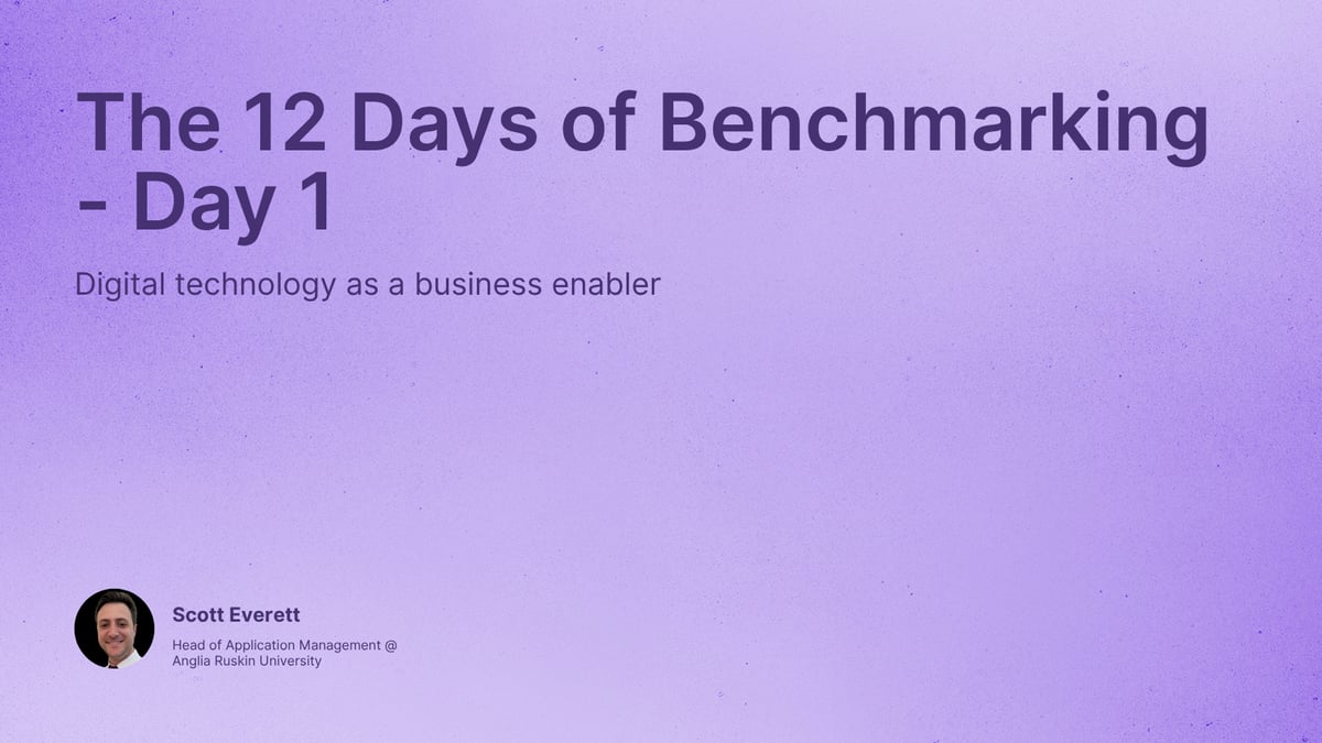 The 12 Days of Benchmarking - Day 1