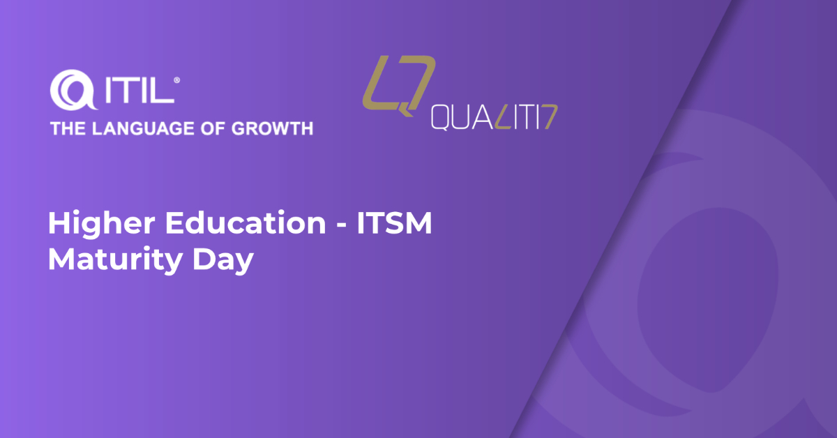 Higher Education - ITSM Maturity Day