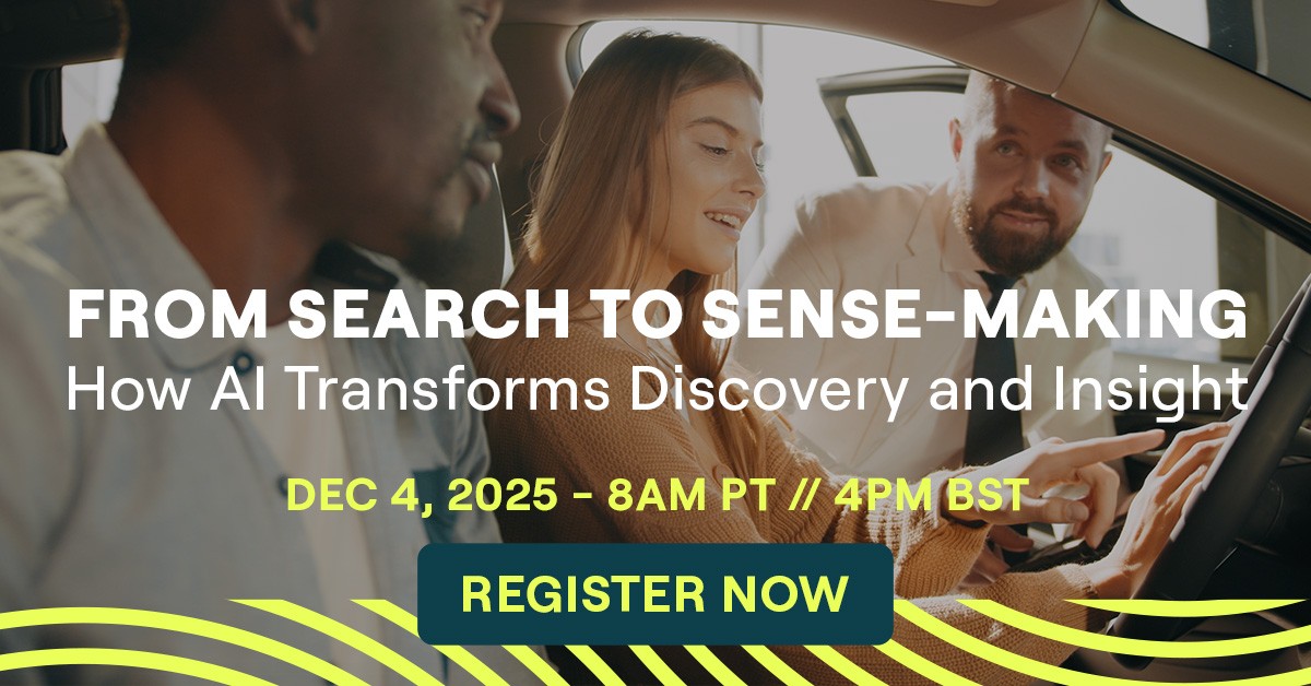 From Search To Making Sense: How AI Transform Discovery & Insight
