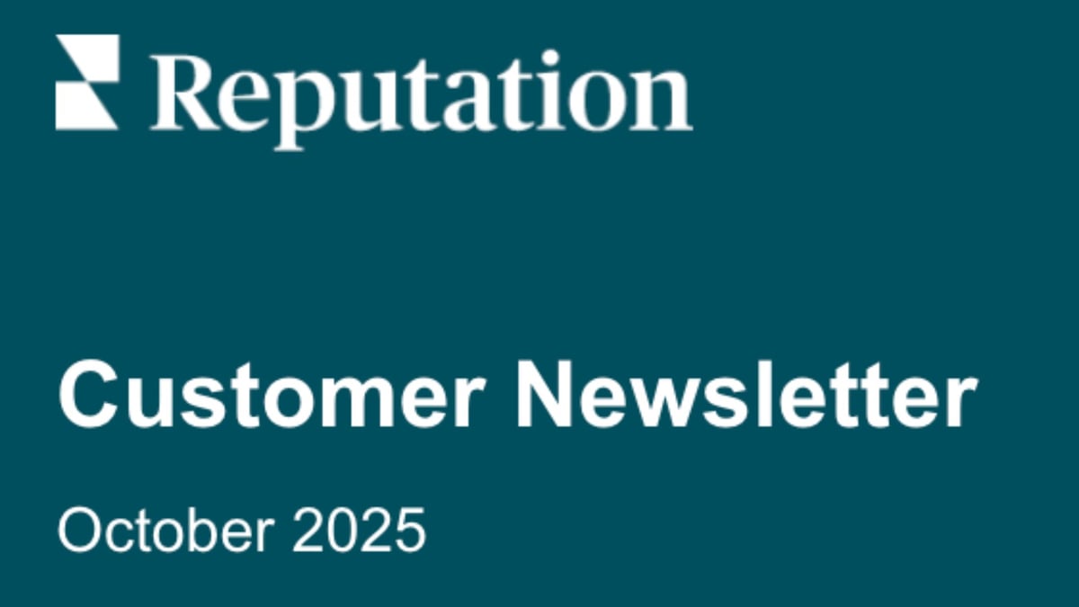 Newsletter | Reputation's October Issue