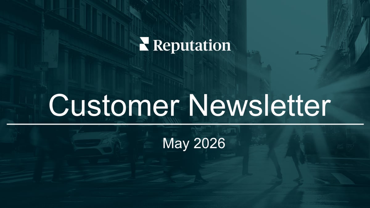 Newsletter | Reputation's May Issue
