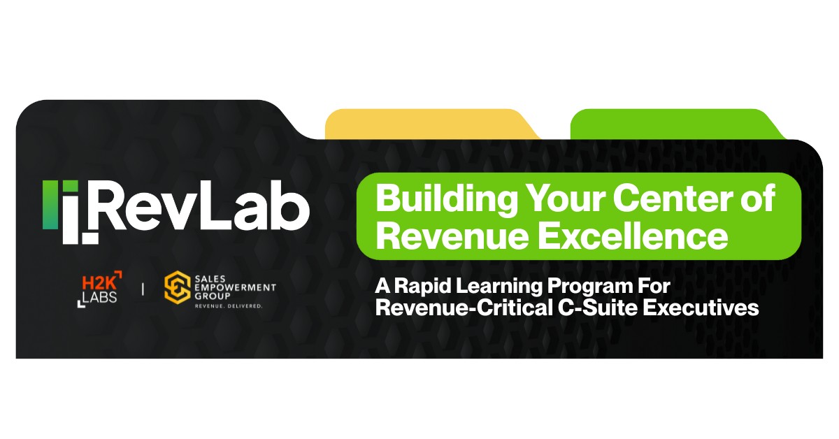 RevLab: Building Your Center of Revenue Excellence