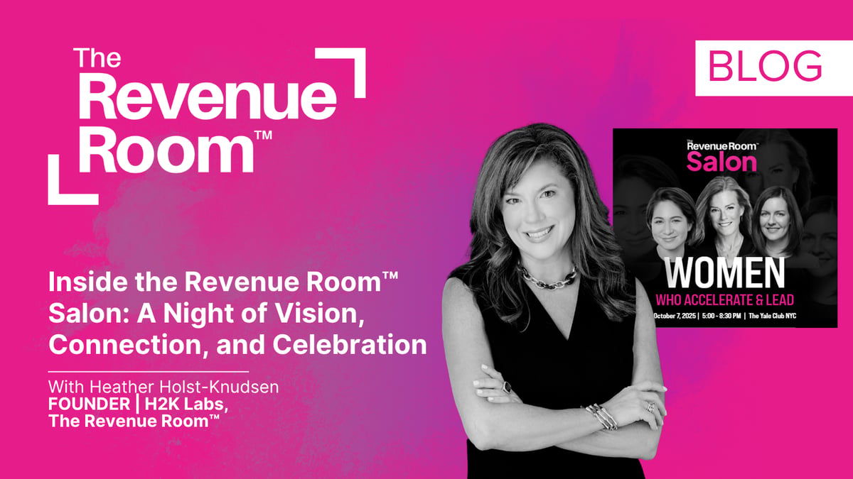 Inside the Revenue Room™ Salon: A Night of Vision, Connection, and Celebration
