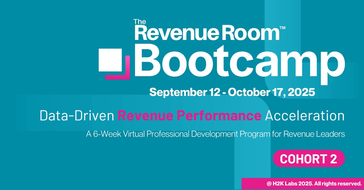 The Revenue Room™ Bootcamp: Data-Driven Revenue Performance Acceleration (Cohort 2)
