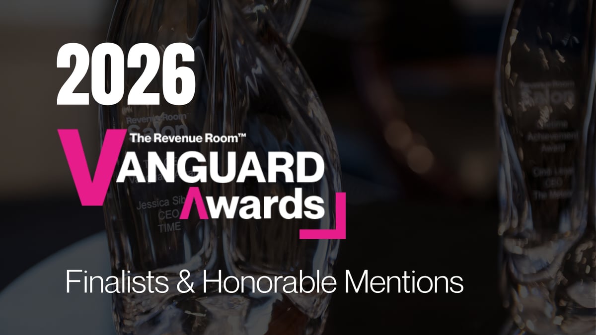 Revenue Room™ CXO Names Finalists and Honorable Mentions for the 2026 Revenue Room™ Vanguard Awards