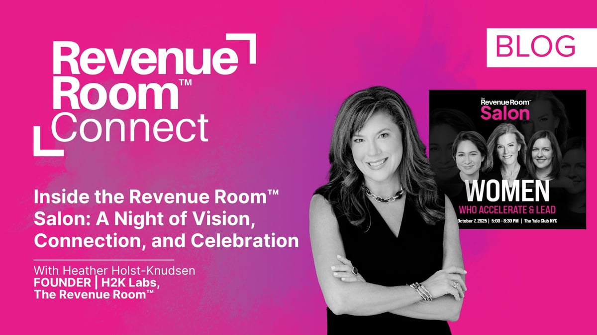 Inside the Revenue Room™ Salon: A Night of Vision, Connection, and Celebration
