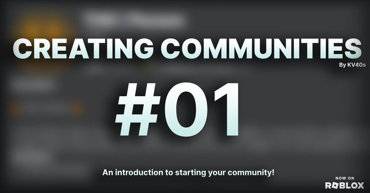 Introduction to creating a Community! | Creating Communities #1