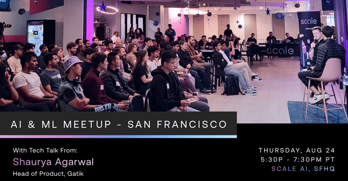ML & AI Meetup August 2023: San Francisco (In-person)