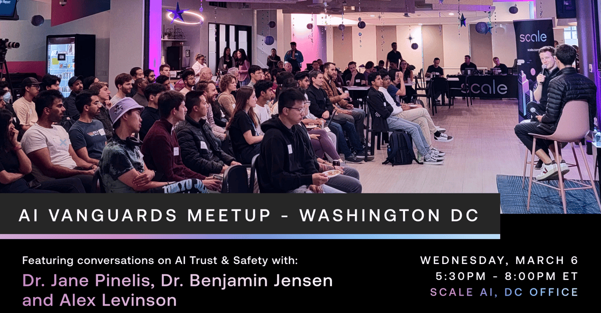 AI Vanguards Meetup: Conversations on AI Trust & Safety