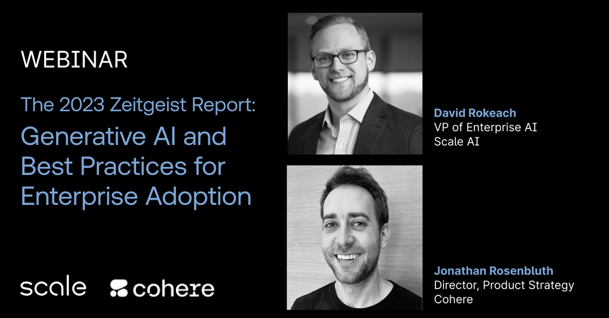 The 2023 Zeitgeist Report - Generative AI and Best Practices for Enterprise Adoption