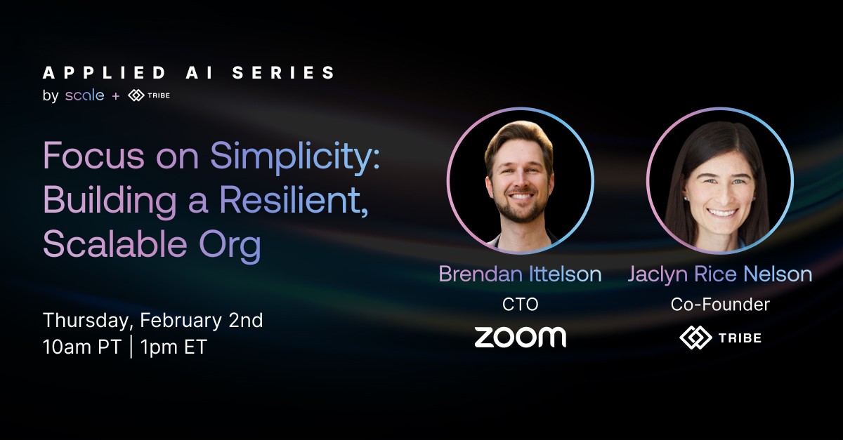 Focus on Simplicity: Building a Resilient, Scalable Org with Zoom CTO Brendan Ittelson